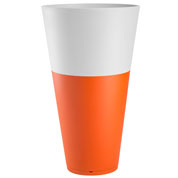 Vaso Tokyo - Laranja / Branco - D.50 A.80 cm